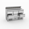 FED-X Six Drawer Salad Prep Fridge XGNS1300D-6D