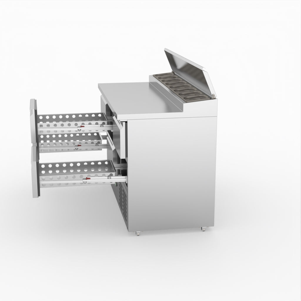FED-X Six Drawer Salad Prep Fridge XGNS1300D-6D