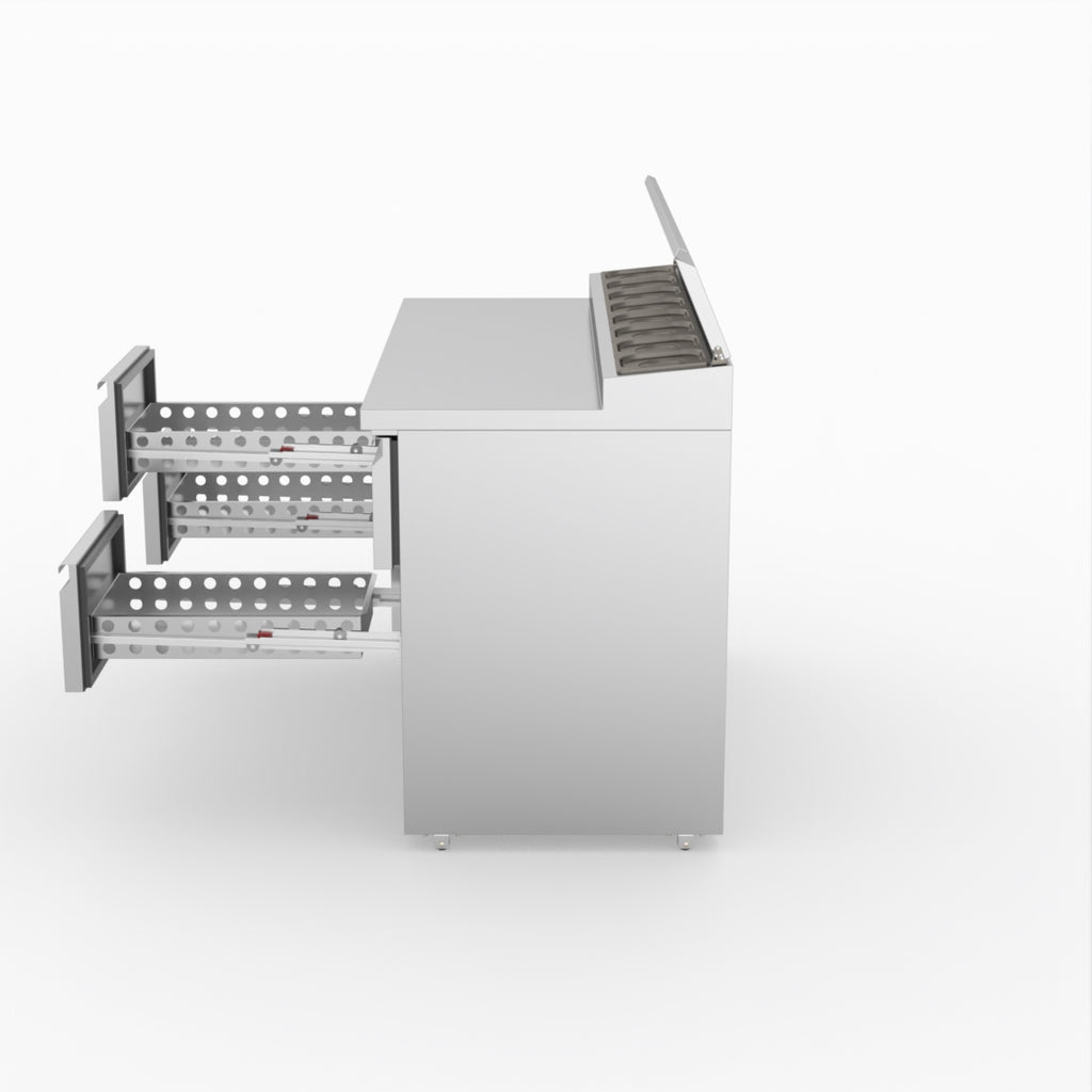 FED-X Six Drawer Salad Prep Fridge XGNS1300D-6D