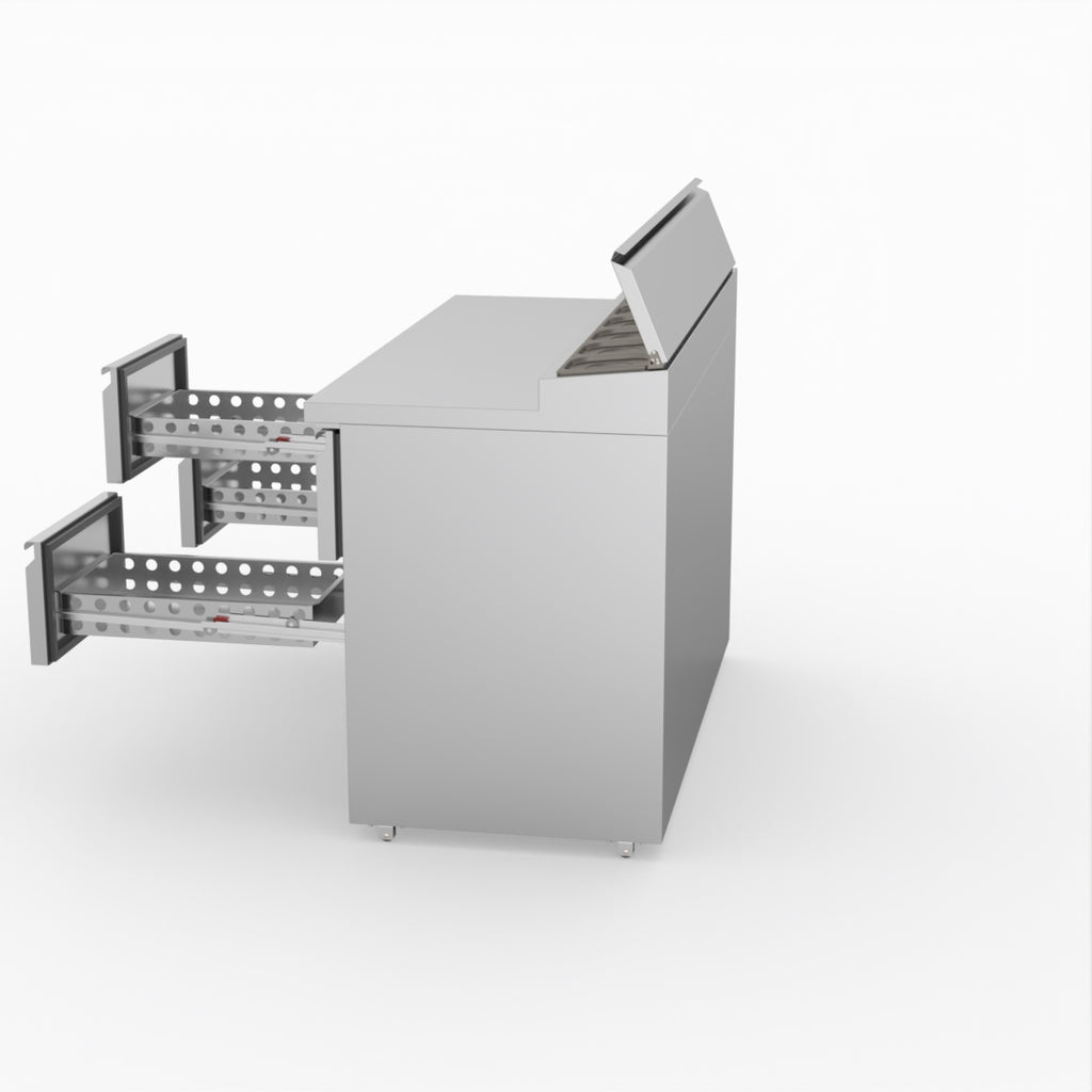 FED-X Six Drawer Salad Prep Fridge XGNS1300D-6D