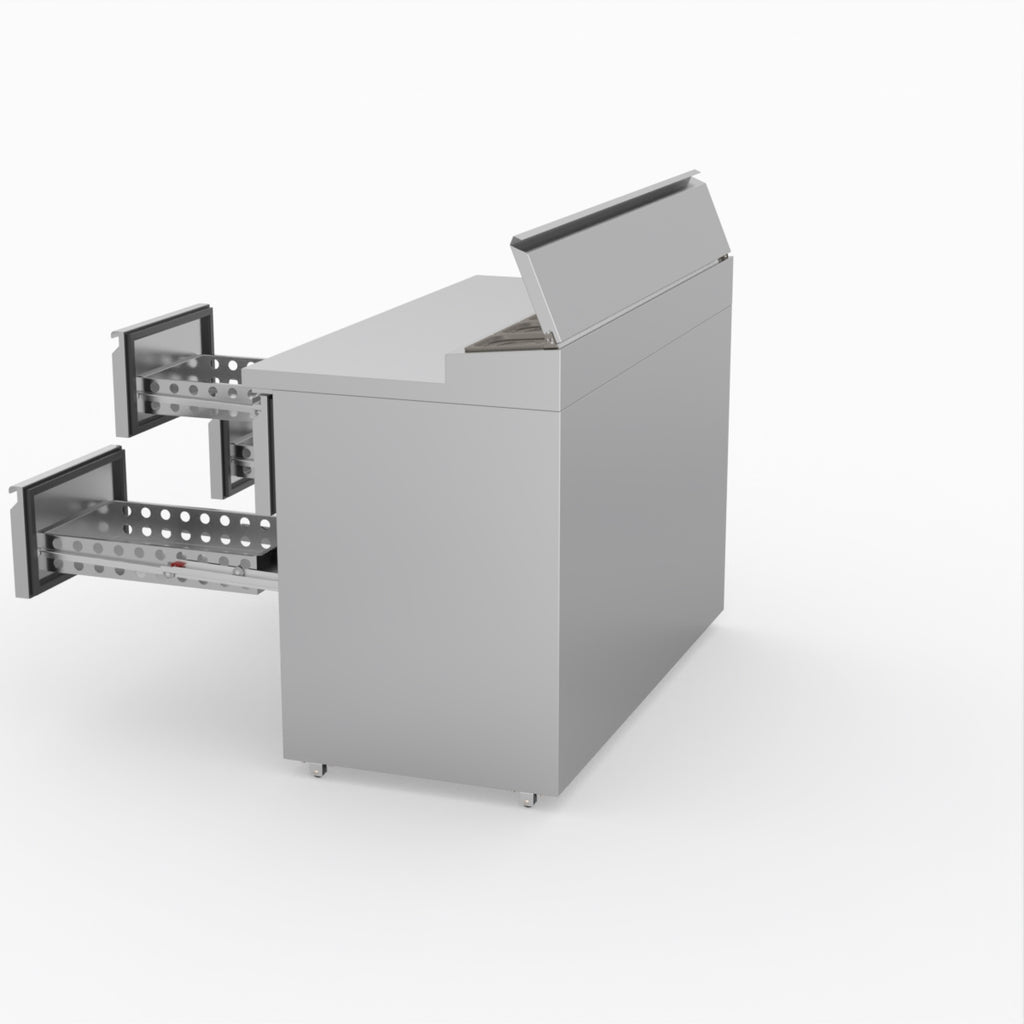 FED-X Six Drawer Salad Prep Fridge XGNS1300D-6D