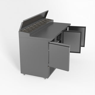 Three Door Salad Prep Fridge - FED-X XGNS1300D