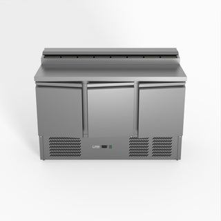 Three Door Salad Prep Fridge - FED-X XGNS1300D