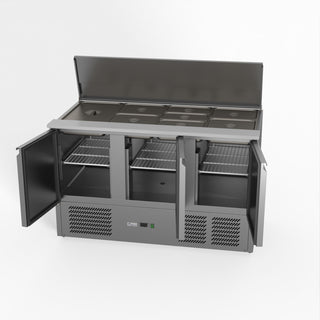 Three Door Salad Prep Fridge - FED-X XGNS1300S