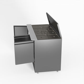 Three Door Salad Prep Fridge - FED-X XGNS1300S