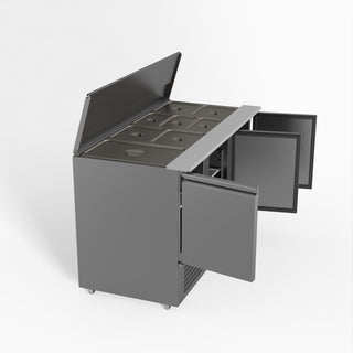 Three Door Salad Prep Fridge - FED-X XGNS1300S