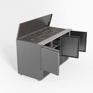 Three Door Salad Prep Fridge - FED-X XGNS1300S