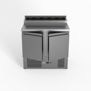 Two Door Salad Prep Fridge - FED-X XGNS900D