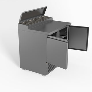 Two Door Salad Prep Fridge - FED-X XGNS900D