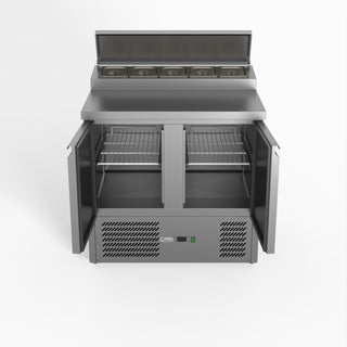 Two Door Salad Prep Fridge - FED-X XGNS900D