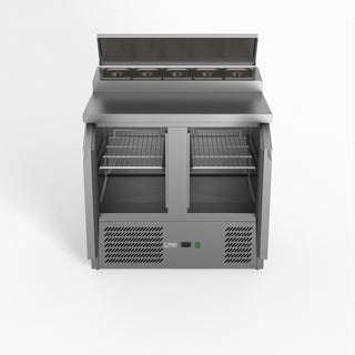 Two Door Salad Prep Fridge - FED-X XGNS900D