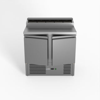 Two Door Salad Prep Fridge - FED-X XGNS900D