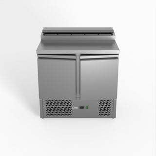 Two Door Salad Prep Fridge - FED-X XGNS900D