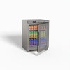 FED-X Thermaster Stainless Steel Upright Static Display Fridge XR200SG