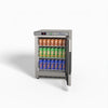 FED-X Thermaster Stainless Steel Upright Static Display Fridge XR200SG