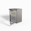 FED-X Thermaster Stainless Steel Upright Static Display Fridge XR200SG