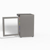 FED-X Thermaster Stainless Steel Upright Static Display Fridge XR200SG