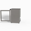 FED-X Thermaster Stainless Steel Upright Static Display Fridge XR200SG