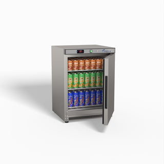 Thermaster Stainless Steel Upright Static Fridge XR200SS