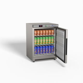 Thermaster Stainless Steel Upright Static Fridge XR200SS