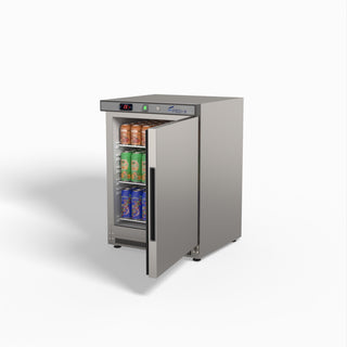 Thermaster Stainless Steel Upright Static Fridge XR200SS