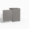 FED-X Thermaster Stainless Steel Upright Static Fridge XR200SS