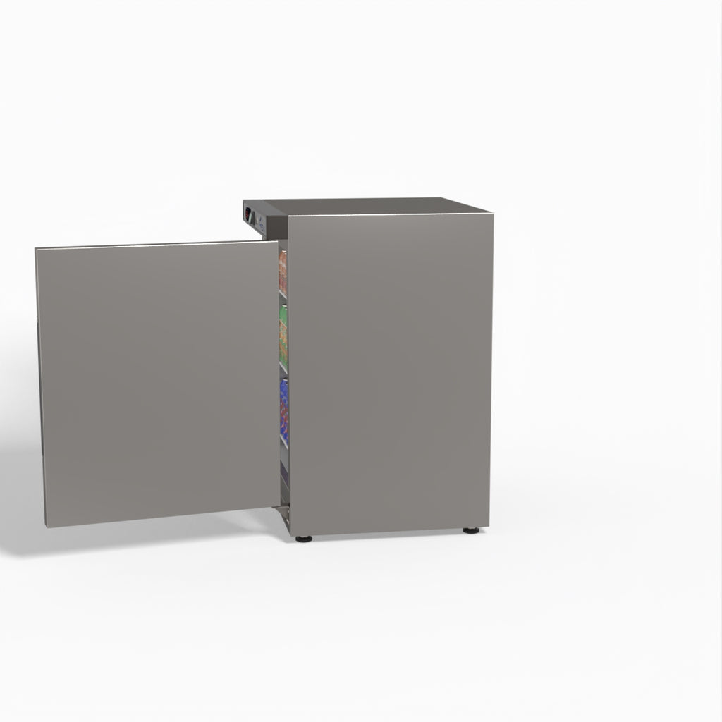 FED-X Thermaster Stainless Steel Upright Static Fridge XR200SS