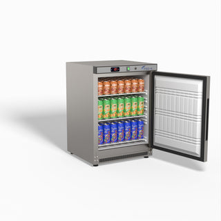 Thermaster Stainless Steel Upright Static Fridge XR200SS