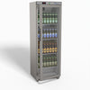 FED-X Thermaster Stainless Steel Upright Static Display Fridge XR400SG
