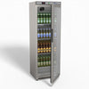 FED-X Thermaster Stainless Steel Upright Static Display Fridge XR400SG