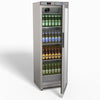 FED-X Thermaster Stainless Steel Upright Static Display Fridge XR400SG