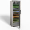 FED-X Thermaster Stainless Steel Upright Static Display Fridge XR400SG