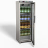 FED-X Thermaster Stainless Steel Upright Static Display Fridge XR400SG