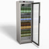 FED-X Thermaster Stainless Steel Upright Static Display Fridge XR400SG