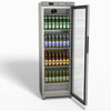 FED-X Thermaster Stainless Steel Upright Static Display Fridge XR400SG