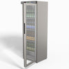 FED-X Thermaster Stainless Steel Upright Static Display Fridge XR400SG