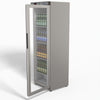 FED-X Thermaster Stainless Steel Upright Static Display Fridge XR400SG