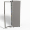 FED-X Thermaster Stainless Steel Upright Static Display Fridge XR400SG
