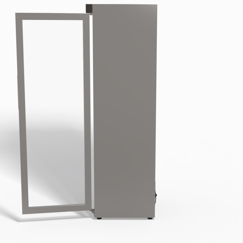 FED-X Thermaster Stainless Steel Upright Static Display Fridge XR400SG