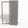 FED-X Thermaster Stainless Steel Upright Static Display Fridge XR400SG