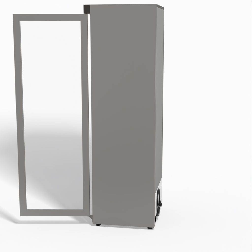 FED-X Thermaster Stainless Steel Upright Static Display Fridge XR400SG