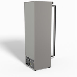 Thermaster Stainless Steel Upright Static Display Fridge XR400SG