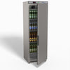 FED-X Stainless Steel Upright Static Fridge XR400SS
