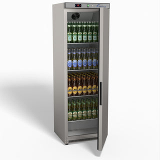 Stainless Steel Upright Static Fridge XR400SS