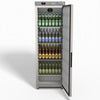 FED-X Stainless Steel Upright Static Fridge XR400SS
