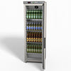FED-X Stainless Steel Upright Static Fridge XR400SS