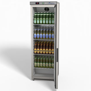 Stainless Steel Upright Static Fridge XR400SS