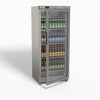 FED-X Thermaster Stainless Steel Upright Static Display Fridge XR600SG