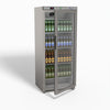 FED-X Thermaster Stainless Steel Upright Static Display Fridge XR600SG