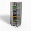 FED-X Thermaster Stainless Steel Upright Static Display Fridge XR600SG